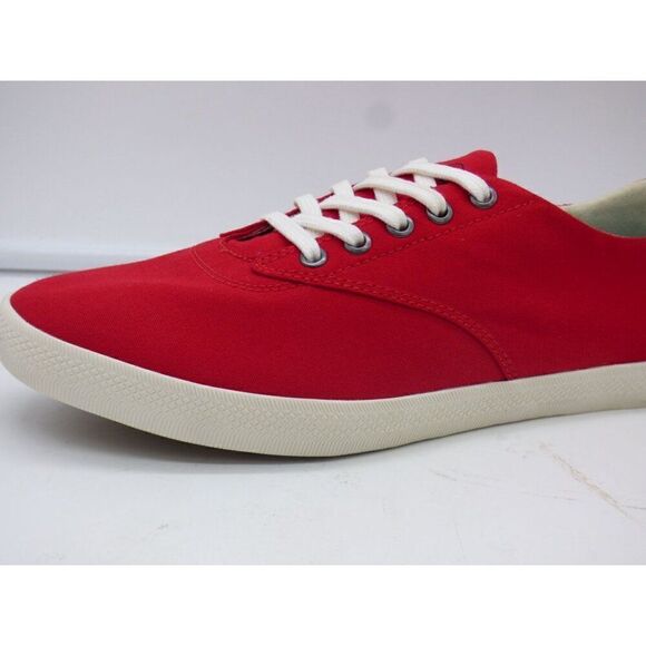 SeeVees Women’s Palm Ave Plimsoll Sneakers, Cherry, Sz.9 - Picture 4 of 13